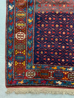 South Caucasian vintage Kazak long rug (247 x 158cm)
