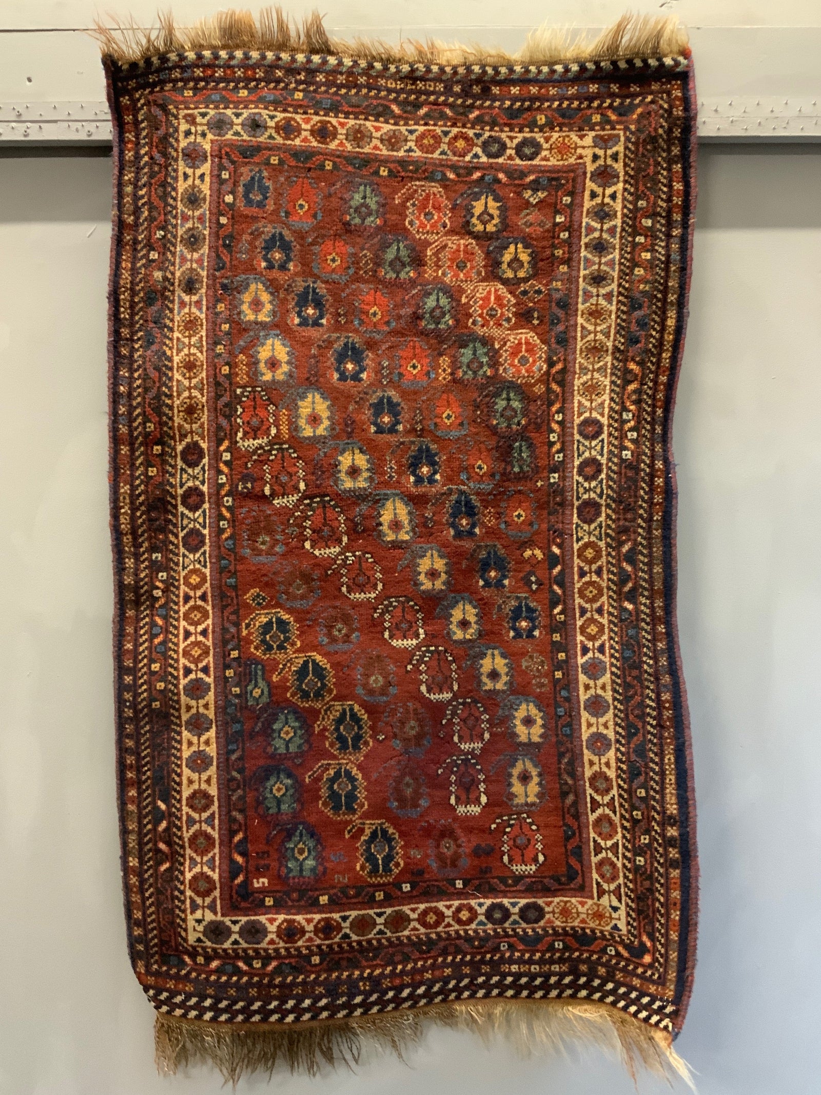 Khamseh small antique rug (132 x 80cm)