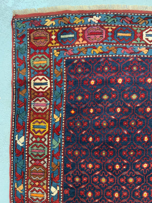 South Caucasian vintage Kazak long rug (247 x 158cm)