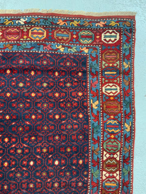 South Caucasian vintage Kazak long rug (247 x 158cm)