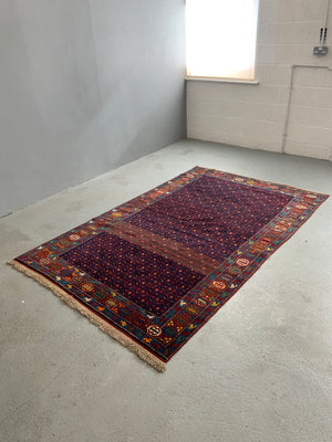 South Caucasian vintage Kazak long rug (247 x 158cm)