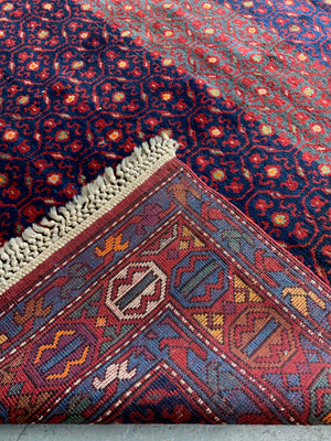 South Caucasian vintage Kazak long rug (247 x 158cm)