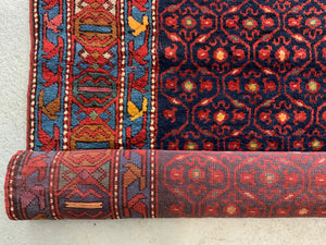 South Caucasian vintage Kazak long rug (247 x 158cm)