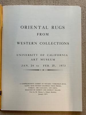 Eiland,Murray L. : Oriental Rugs from Western Collections