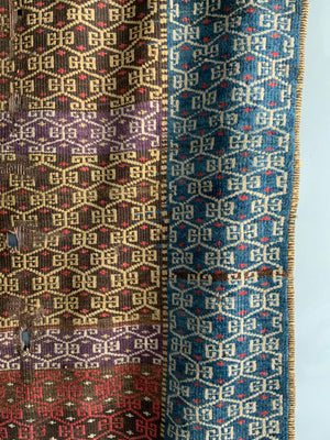 Anataloian Kurdish antique long carpet  *AF (416 x 120cm)