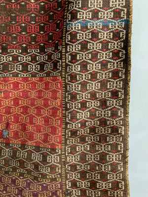 Anataloian Kurdish antique long carpet  *AF (416 x 120cm)