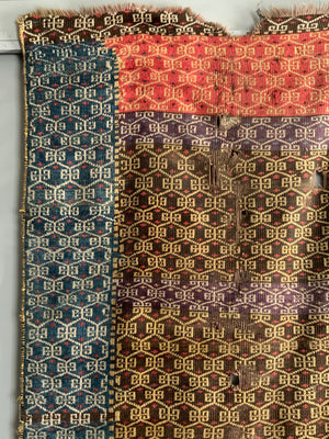 Anataloian Kurdish antique long carpet  *AF (416 x 120cm)