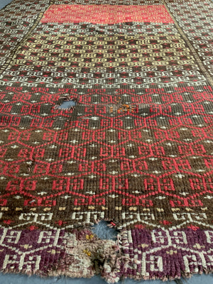 Anataloian Kurdish antique long carpet  *AF (416 x 120cm)