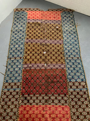 Anataloian Kurdish antique long carpet  *AF (416 x 120cm)