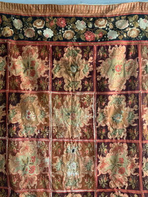 Victorian antique needlework carpet (400 x 330cm) *AF