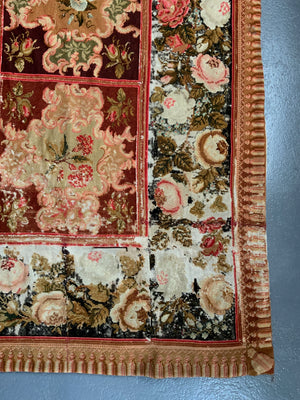 Victorian antique needlework carpet (400 x 330cm) *AF