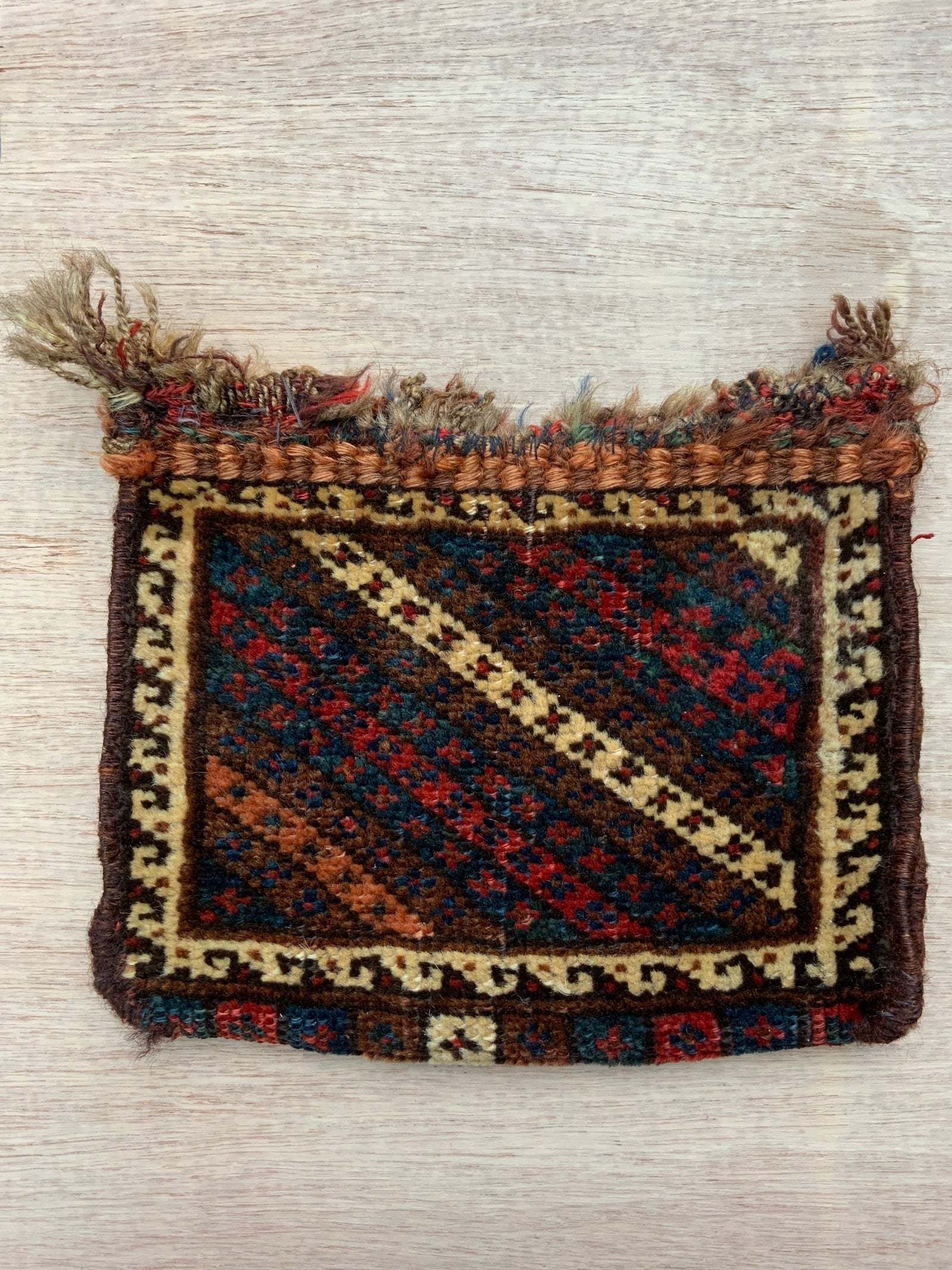 Louristan double sided antique bag (26 x 21cm)