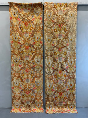 Kashmir chain stitch curtains (245 x 71cm)