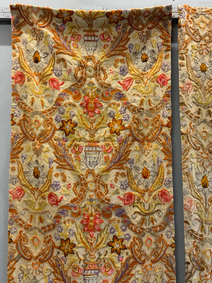Kashmir chain stitch curtains (245 x 71cm)