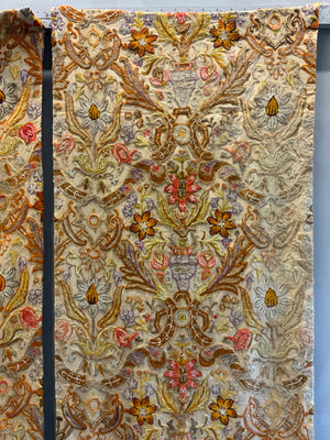 Kashmir chain stitch curtains (245 x 71cm)