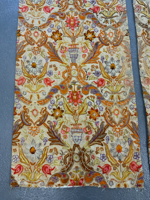 Kashmir chain stitch curtains (245 x 71cm)