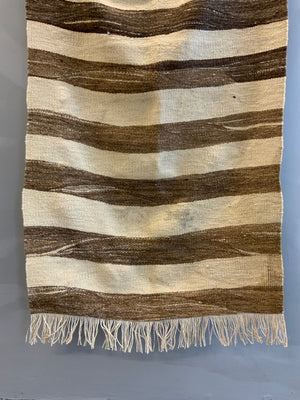 Anatolian flatweave stripped fragment  (210 x 76cm)
