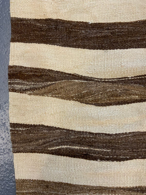 Anatolian flatweave stripped fragment  (210 x 76cm)