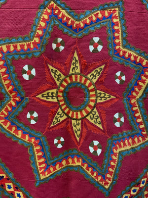 Uzbekistan Pskent suzani (202 x 229cm)