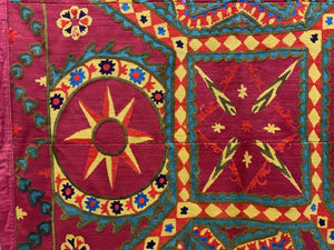 Uzbekistan Pskent suzani (202 x 229cm)