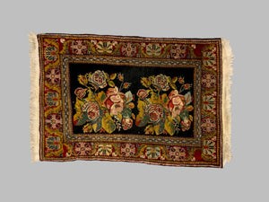 Sarouk vintage ferenghi gul small mat (76 x 54cm)