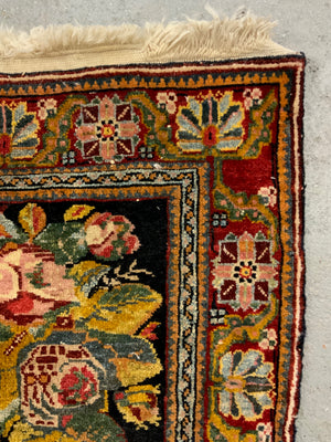 Sarouk vintage ferenghi gul small mat (76 x 54cm)