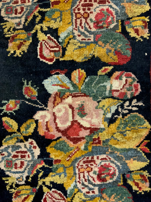 Sarouk vintage ferenghi gul small mat (76 x 54cm)