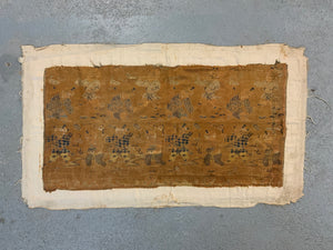 Chinese antique silk brocade 'boys at play' (76 x 38cm)