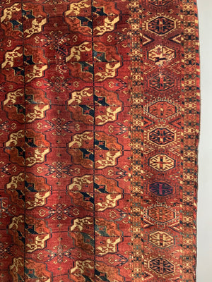 Turkmenistan antique Tekke carpet (240 x 193cm)
