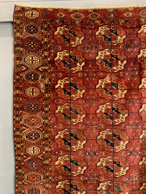 Turkmenistan antique Tekke carpet (240 x 193cm)