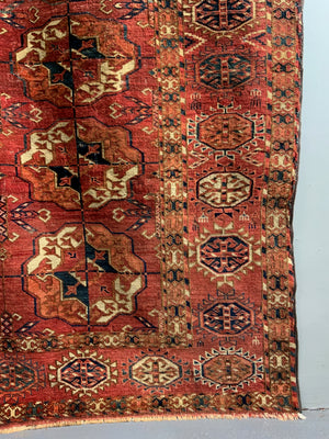 Turkmenistan antique Tekke carpet (240 x 193cm)