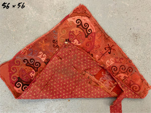 Uzbekistan antique Lakai type embroidery (56 x 56cm) *AF