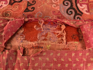 Uzbekistan antique Lakai type embroidery (56 x 56cm) *AF