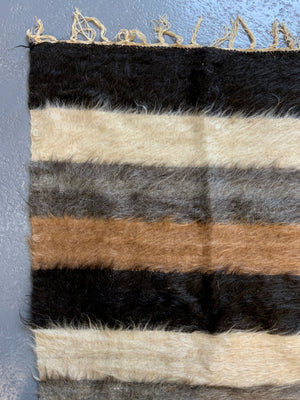 Turkish Anatolian Siirt mohair Angora  rug (190 x 125cm)