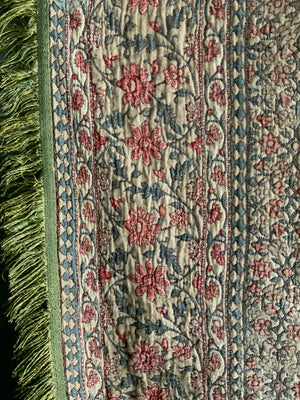 Indian Coromandel palampore quilt (177 x 89cm)