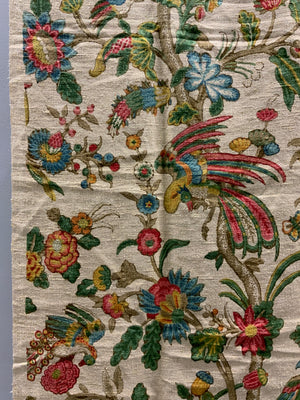 Vintage unused upholstery linen (242 x 126cm)