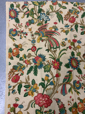 Vintage unused upholstery linen (242 x 126cm)