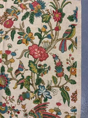 Vintage unused upholstery linen (242 x 126cm)