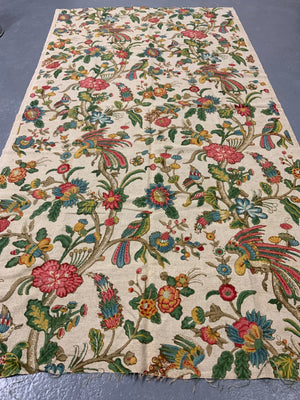 Vintage unused upholstery linen (242 x 126cm)