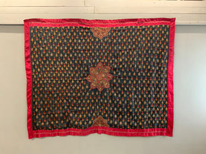 Gujarat antique Jain / Kutch Muslim embroidery (210 x 154cm)