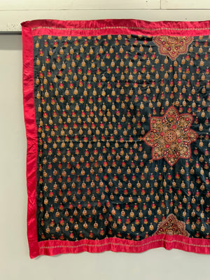 Gujarat antique Jain / Kutch Muslim embroidery (210 x 154cm)
