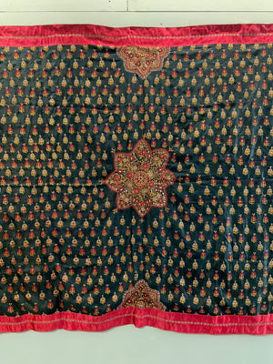 Gujarat antique Jain / Kutch Muslim embroidery (210 x 154cm)