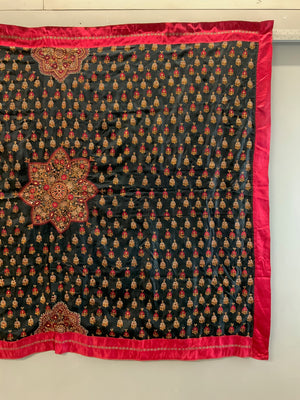 Gujarat antique Jain / Kutch Muslim embroidery (210 x 154cm)