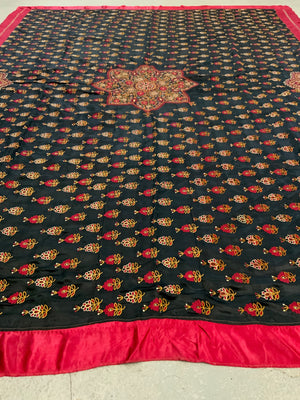 Gujarat antique Jain / Kutch Muslim embroidery (210 x 154cm)