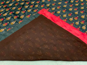 Gujarat antique Jain / Kutch Muslim embroidery (210 x 154cm)