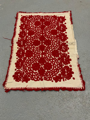 Hungarian vintage embroidered cushion cover (58 x 40cm)