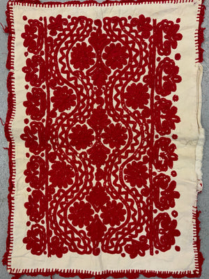 Hungarian vintage embroidered cushion cover (58 x 40cm)