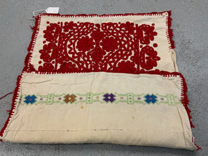 Hungarian vintage embroidered cushion cover (58 x 40cm)