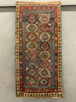 Caucasian Shirvan antique rug (210 x 105cm)
