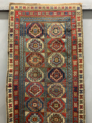 Caucasian Shirvan antique rug (210 x 105cm)